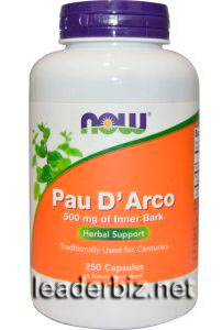 ' -   , Pau D' Arco (Now Foods), 500 , 250 