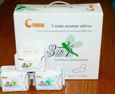 Гигиенические прокладки Fohow 3 в 1 Гигиенические прокладки Fohow 3 в 1
